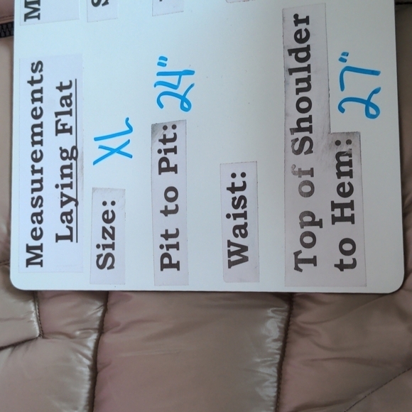 Point Zero Puffer Coat in Camel size XL - Picture 11 of 11